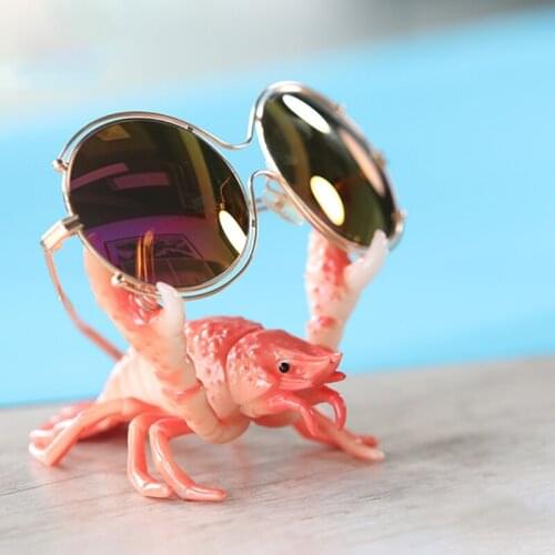 Japanese Creative Cute Lobster Pen Holder Weightlifting Lobster Penholder Bracket Storage Rack Gift Stationery