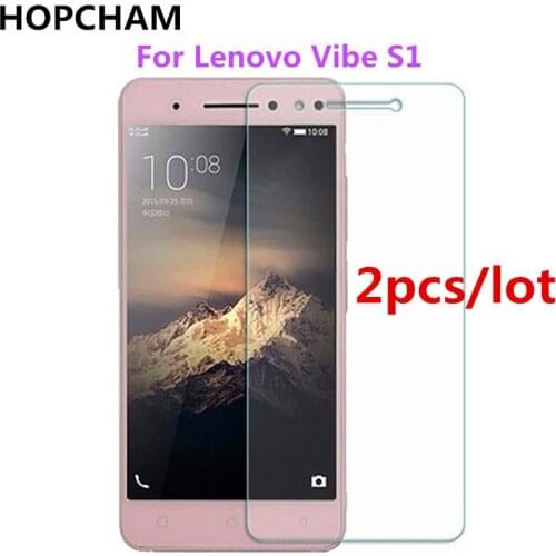 2pcs/lot For Lenovo Vibe S1 Tempered Glass 2.5D 9H Protective Film Explosion-proof Screen Protector On S 1 S1a40 S1c50 Dual Sim