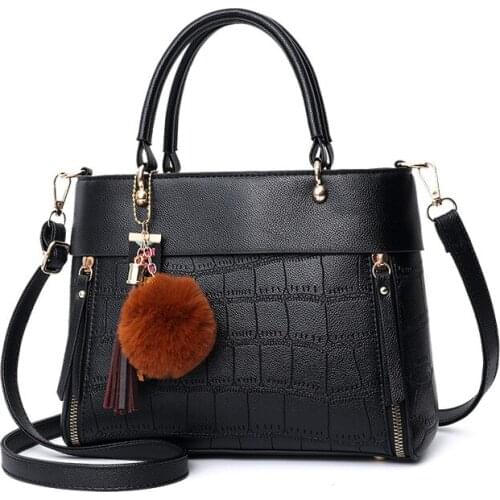 YINGPEI Women Bag Vintage Casual Tote Top-Handle Women Messenger Bags Shoulder student Handbag Purse Wallet Leather 2018 New