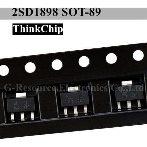 100pcs) 2SD1898 SOT-89 SMD Crystal triode 1898 (Marking DFRH ) D1898 SOT89
