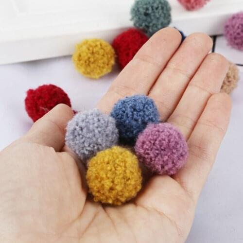 15MM 20MM Mini Fluffy Soft Pom Poms DIY Pompoms Ball Handmade Diy Art Crafts Material Kids Creativity Handicraft Children Toys