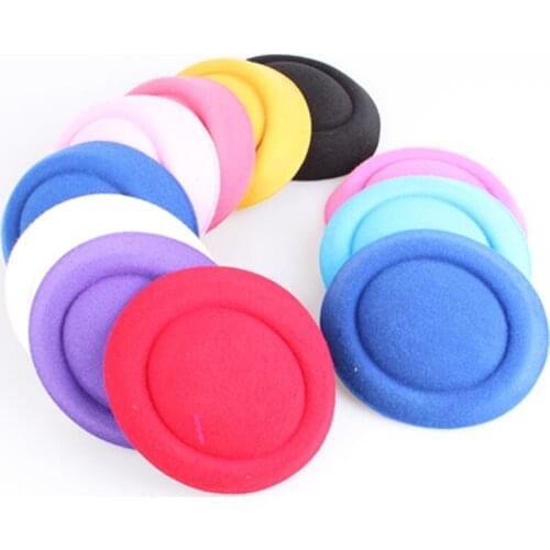 20 Color 16CM Fascinator Hats DIY Millinery DIY Hair Accessories Pillbox Fascinator Bases Mini Top Hats For Occasion MYQH020