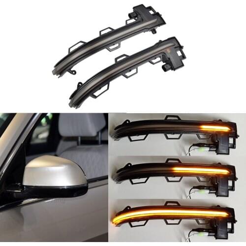 2x Dynamic Blinker For 2018 2019 2020 BMW X3 X4 X5 X6 X7 G01 G02 G05 G06 G07 Sequential Indicator LED Turn Signal Light Lamp