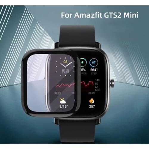 3D Curved Protective Film For Amazfit Watch GTS 2 Mini Full Screen Protector Soft for Xiaomi Amazfit GTS 2 Mini GTS2Mini Cover