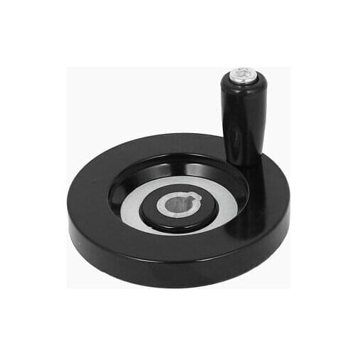 80mmx10mm Removable Folding Handle Hand Wheel for Grinder Machines Tailstock