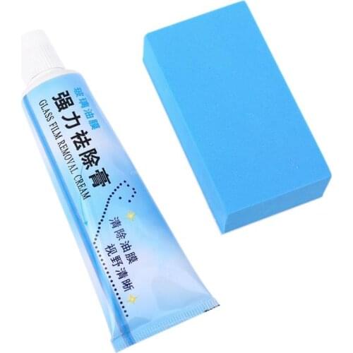 Auto Car Glass Polishing Degreaser Cleaner Oil Film Clean Polish Paste for Bathroom Window Glass Windshield Windscreen