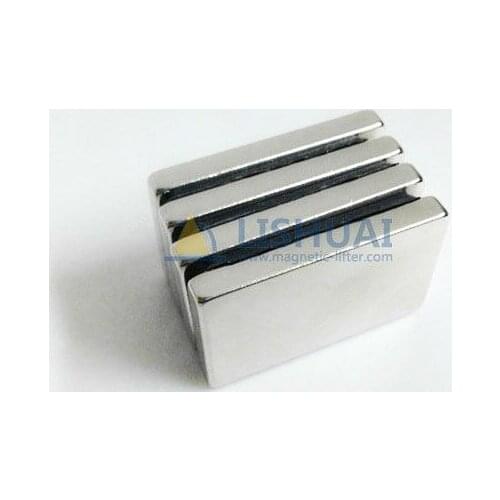 Block N35 Strong Sintered Neodymium Magnet, NdFeB permanent Magnets Size 40*20*5MM