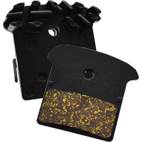 MTB Bicycle Disc Brake Pad With Cooling Mountain Bike Hydraulic Caliper Heat Dissipation Semi Metal Resin Bike Accessories