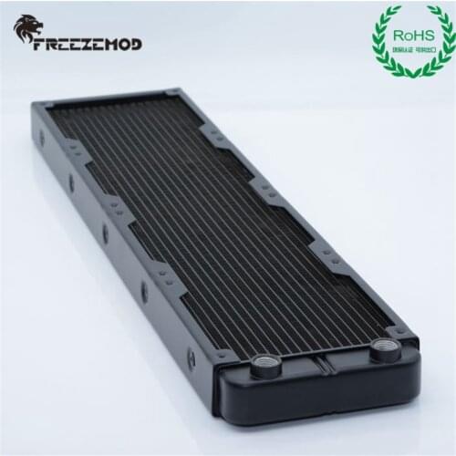 FREEZEMOD SR-L480G14 Water Cooling Aluminum Radiator Beauty Medical Heat Sink Threaded Port ROHS Certification .SR-L480G14