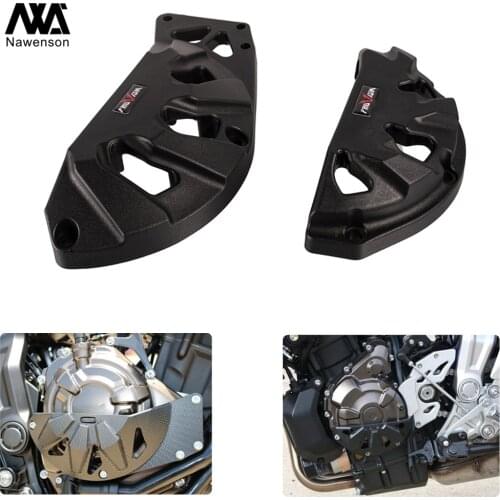 Motorcycle Engine Protective Cover Set Nylon Case Guard Crash Sliders for MT-07/FZ07 2014-2020