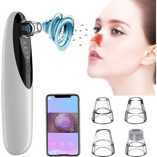 Mini Blackhead Removal Vacuum With Camera Skin Care Deep Pore Cleaner Intelligent Visual Nose Blackhead Remover Kit Face Care