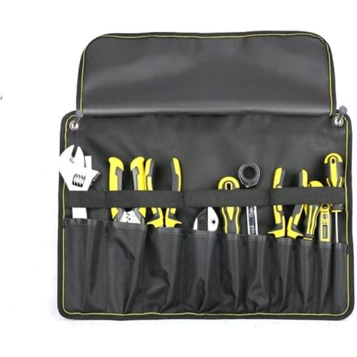 Multifunction Oxford Cloth Folding Wrench Bag Tool Roll Storage Pocket Tools Pouch Portable Case Organizer Holder