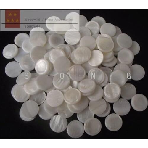 Trumpet finger buttons pearl set real pearl / seashell Brass parts