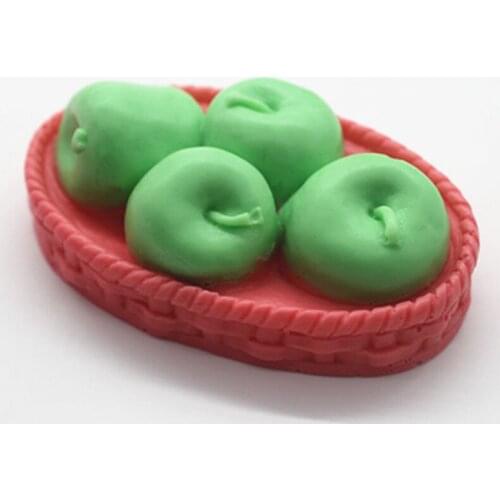 3D Baking Chocoloate Molds DIY Basket Craft Apple Round Pudding Silicone Cake Mold