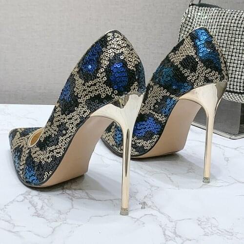 Voesnees 2020 New Women Shoes Spring Autumn Sexy Female Pumps Thin Heels Fashion Stripper High Heels11cm Plus Size Ladies Shoes