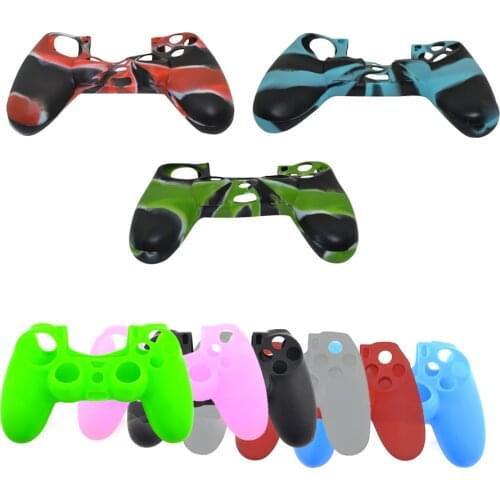 10 PCS 9 Color Silicone Protective Skin Cover Case Shell for Playstation PS4 Play Station PS 4 Dualshock 4 Controller gamepad