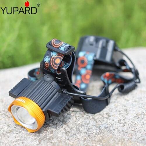 1000Lumens Zoom 4-Mode Headlamp XML T6+ COB LED Headlight Rechargeable Head Torch Camping Flashlight by 18650 Battery