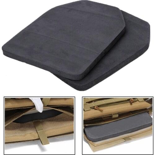 2pcs Airsoft Wargame Tactical Soldier Gear EVA Body Carrier Vests SAPI Shock Plate Dummy Foam Hunting Vest 2cm Armor Plates Gear