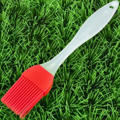 2pcs Non-toxic Silicone Oil Brushes 17cm Heat-resistant Baking Oil Brush for Bread Pastry BBQ Basting Oil Brushes Kitchen Tools