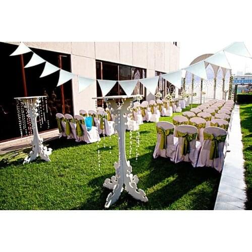 4M 12flags Red Orange Blue Yellow White Bunting Wedding Party Decoration Indoor Birthday Outdoor Hang Garland Pretty Decoration