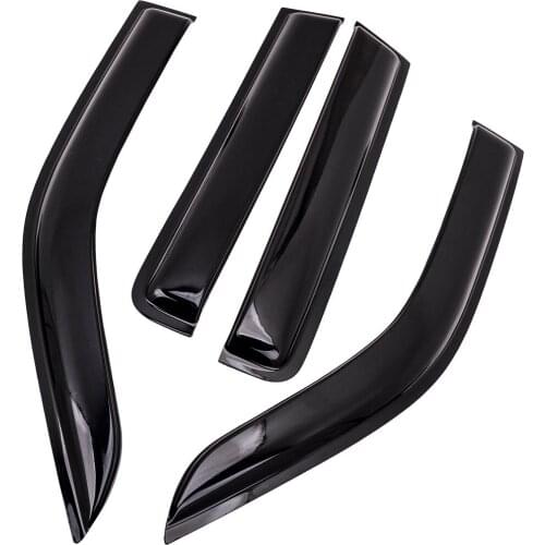 4x Weathershields for Nissan Navara D40 2006-2015 Weathershield Rain Deflectors