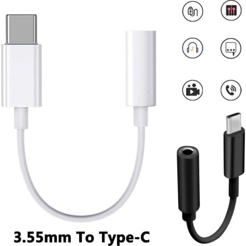 Audio Cable Type C to 3.5mm Jack For Macbook Huawei Xiaomi 3.5mm to Type C Universal Wired Earphone Conversion Cable Audio Cable