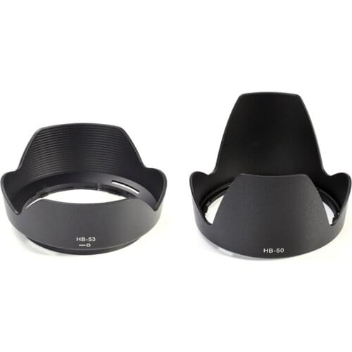 2 Pcs Bayonet Lens Hood for Nikon Af-S Nikkor, Hb53 & Hb50
