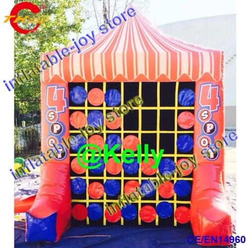 Free air shipping inflatable sport and inflatable tic tac toe combo, 2 in 1 inflatable carnival games, portable inflatable games