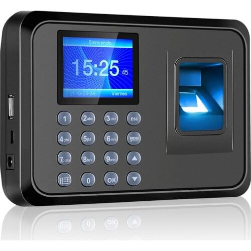 F01 Biometric Fingerprint Time Attendance System Clock Recorder Employee Recognition Recording Device Electronic Machine