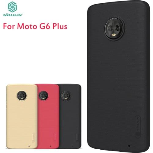For moto g6 plus Case Cover NILLKIN Pc Case For motorala moto g6 plus Fitted Cases Super Frosted Shield For moto g6 plus