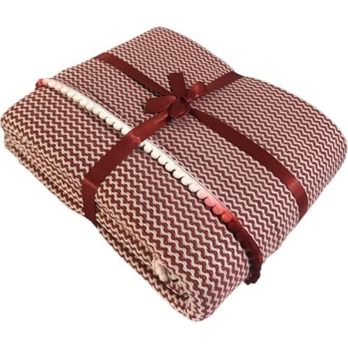 Anemons Pompom Cover-Tile Red (Double)
