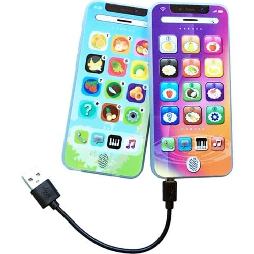 Baby Study English Musical Phone Learning Educational Otamatone Interactive Toys For Toddlers Children Voice Changer Gifts 0 12M