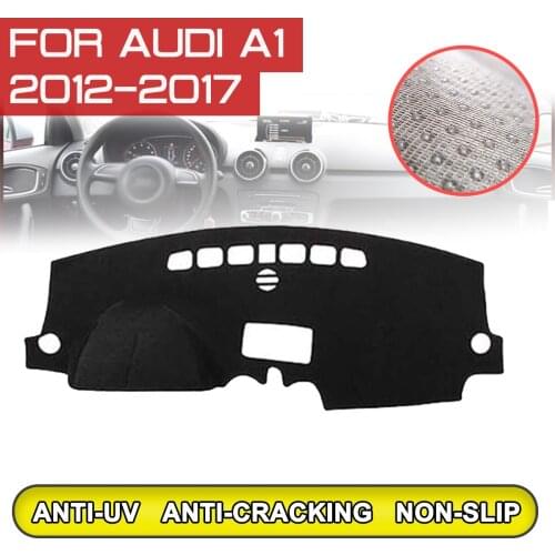 For Audi A1 2012 2013 2014 2015 2016 2017 Car Dashboard Mat Anti-dirty Non-slip Dash Cover Mat UV Protection Shade Sticker