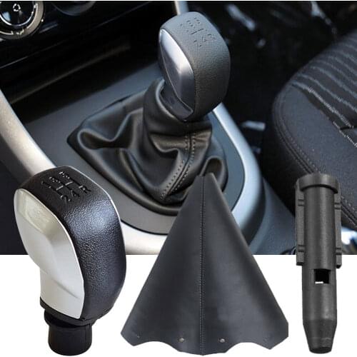 For Peugeot 206 Citroen C1 C3 C4 106 107 205 206 207 306 307 308 Shifter Boot Case Gear Shift Knob Head Lever Car Accessories