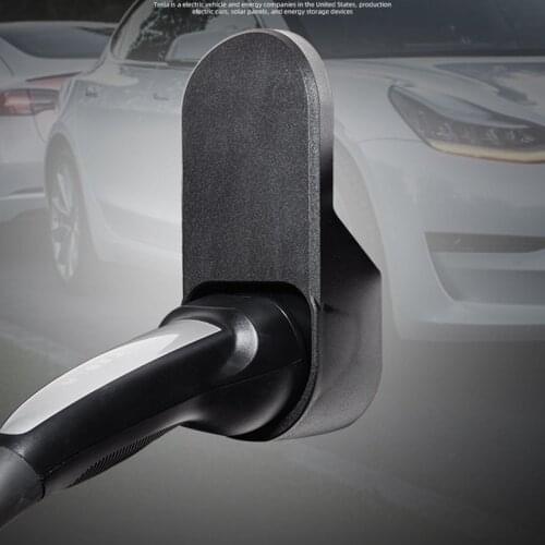 For Tesla Model S X 3 Y Car Charger Holder Adapter Support Charging Cable Organizer Wall Mount Connector Bracket Accessories