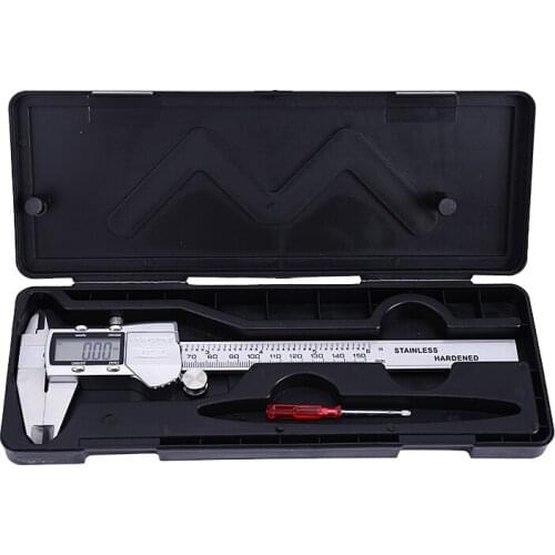 Measuring Tool Stainless Steel Digital Caliper 6 "150mm Messschieber Paquimetro Measuring Instrument Vernier Calipers