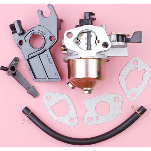 Carburetor with Fuel Line Insulator Spacer Gasket Set For Honda GX200 GX160 GX 200 160 4-Stroke Mower Engine Parts