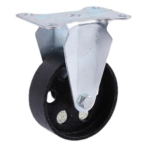 3.5 Inch Wheel D:8CM Total H:11.5CM Universal Casters Wheel Retro Style Iron America Industrial Casters