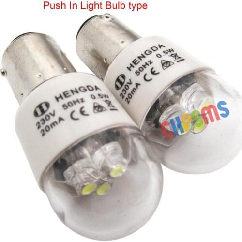 2PCS LED-BA15D 220V Light Bulb fit for Kenmore PFAFF Bernina SINGER HOME SEWING