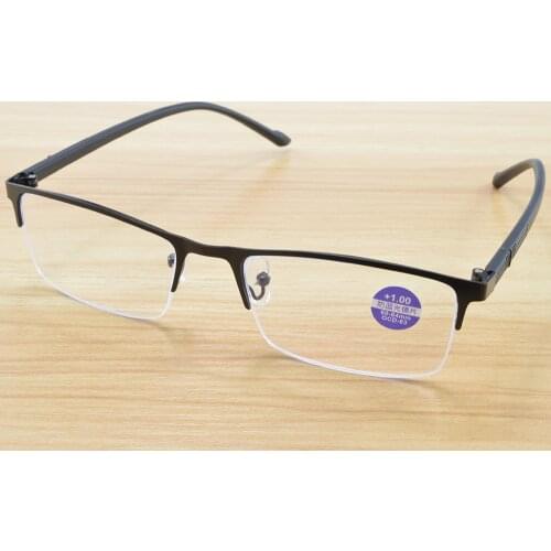 Ultra Light Black Business Men Tr90 Leg Reading Glasses +0.75 +1 +1.25 +1.5 +1.75 +2 +2.25 +2.5 +2.75 +3 +3.25 +3.5 +3.75 +4