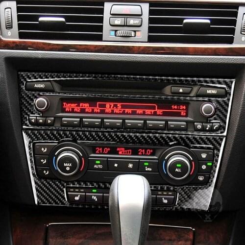 It Is Suitable For BMW The Carbon Fiber (2005-2012) Old 3 E90 07-13 M3 E92 Air Conditioning CD Control Panel