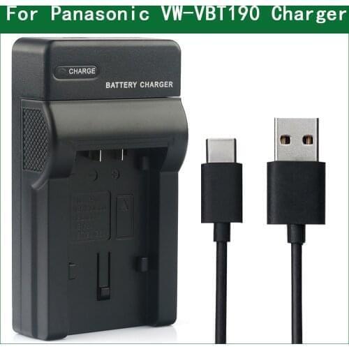 LANFULANG VW-VBT190, VW VBT190 VW-VBT380, Battery Charger for Panasonic HC-V757 HC-V760 HC-V770 HC-V777 HC-W850 HC-W858