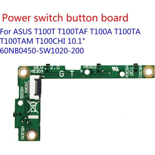 1pcs Power switch button board For ASUS T100T T100TAF T100A T100TA T100TAM T100CHI 10.1" 60NB0450-SW1020-200