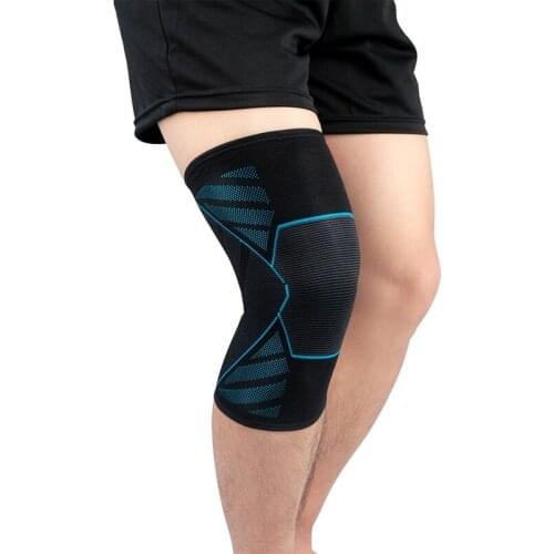 1pc Outdoor Knee Pad Sleeve Knitted Breathable Compression Support Leg Protector Gym Squat sportswear & accessoriesym