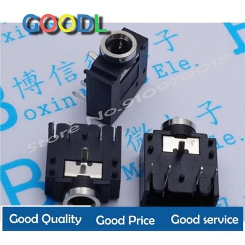 20PCS/LOT 3.5mm Stereo Jack Socket Audio Jack Connector PCB 5Pin 3F07