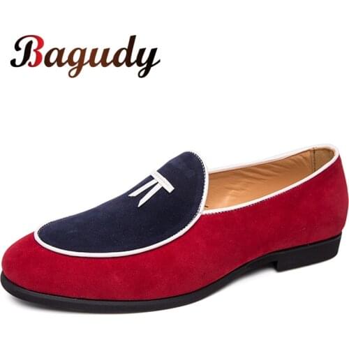 Bagudy Men's Suede Shoes
