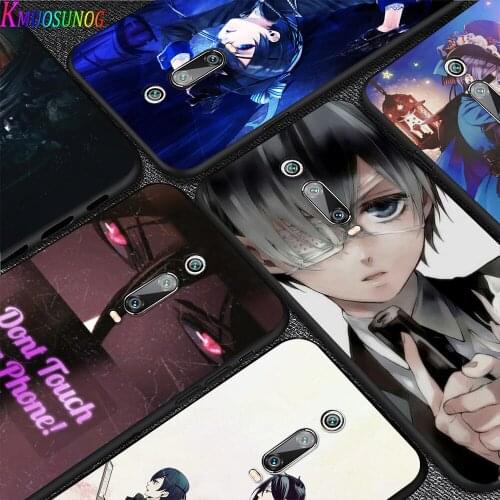 Bright Black Cover Anime Black Butler For Xiaomi Redmi 10X 9C 9A 9 GO K20 8A 8 7A 7 S2 6A 6 5 4X Pro 5G Phone Case