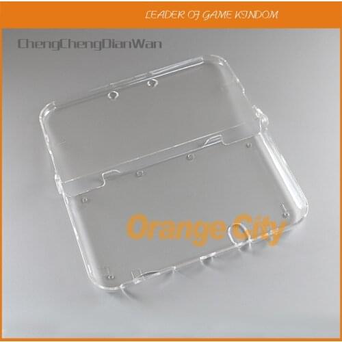 ChengChengDianWan Transparent Hard Clear Case Protective Cover Shell for NEW 3DS XL/LL New 3DSXL 3DSLL Crystal Protector 2pcs