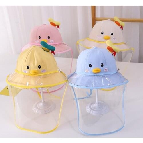 Childrens Anti-droplet Waterproof Baby Hat Anti-saliva Kids Protective Cotton Cap Baby Fashion Sun Hat