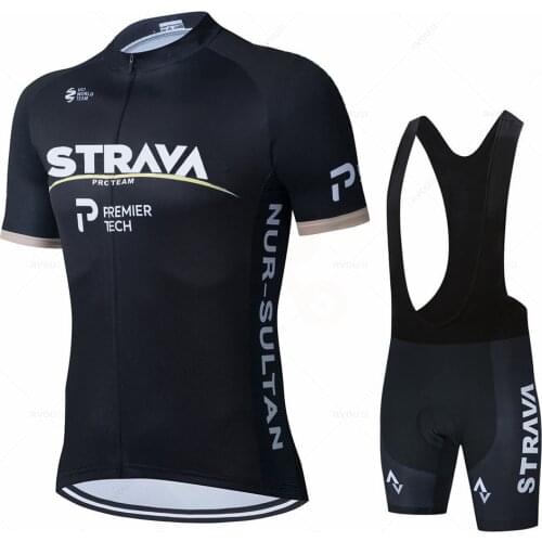 Strava Team Summer Men Cycling Jersey Short T-Shirt Breathable MTB Bicycle Cycling Clothing Maillot Ropa Ciclismo Bike Jersey